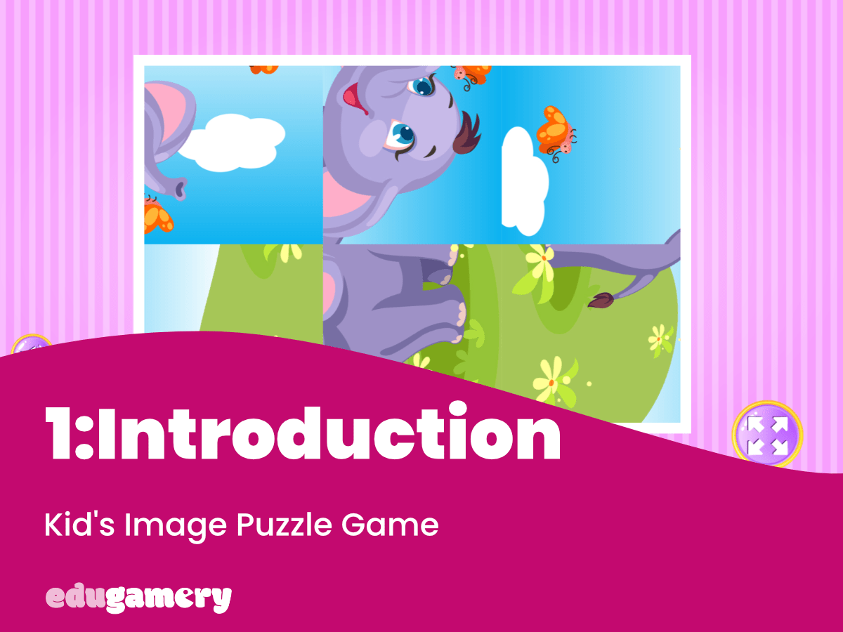 Image Puzzle 1: Make a Kids Puzzle Game